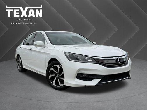 White 2016 Honda Accord EX-L