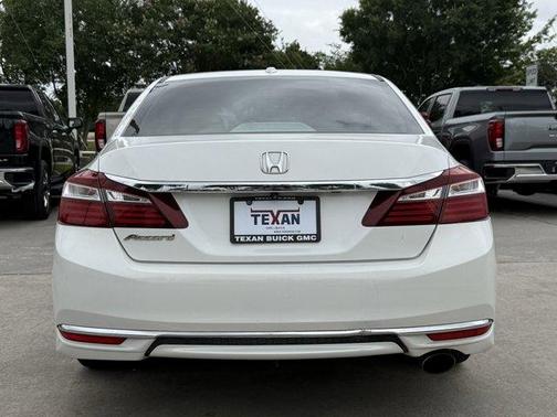 White 2016 Honda Accord EX-L