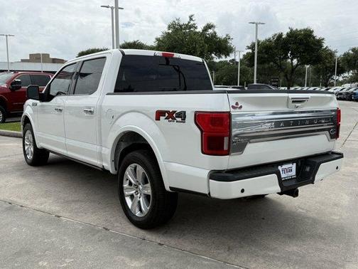 White Metallic 2020 Ford F-150 Platinum