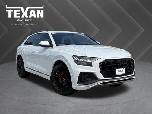 Glacier White Metallic 2021 Audi Q8 55 Premium Plus
