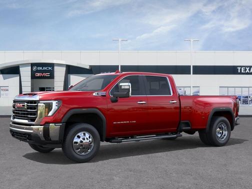 Volcanic Red 2026 GMC Sierra 3500 SLT