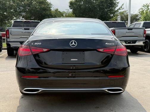 Black 2025 Mercedes-Benz C-Class C 300 4MATIC