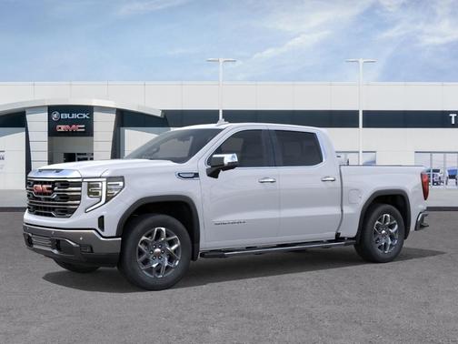 Glacier White 2026 GMC Sierra 1500 SLT