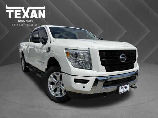 Glacier White 2021 Nissan Titan XD SV