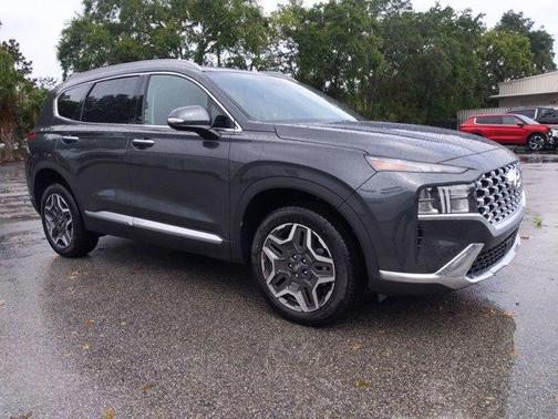 Portofino Gray 2023 Hyundai SANTA FE HEV SEL Premium