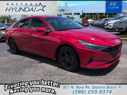 Calypso Red 2021 Hyundai ELANTRA SEL