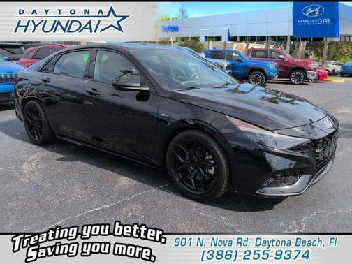 Onyx Black 2023 Hyundai ELANTRA N Line