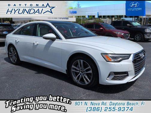 Glacier White Metallic 2023 Audi A6 55 Premium Plus