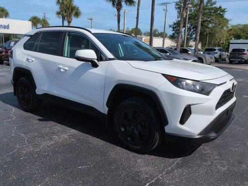 White 2020 Toyota RAV4 LE