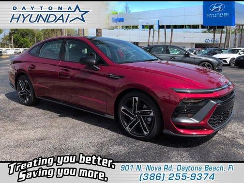 Red 2026 Hyundai SONATA N Line