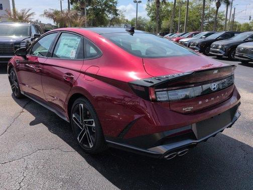 Red 2026 Hyundai SONATA N Line