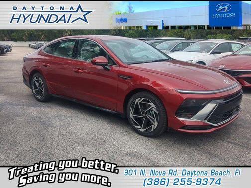 Red 2026 Hyundai SONATA SEL Sport