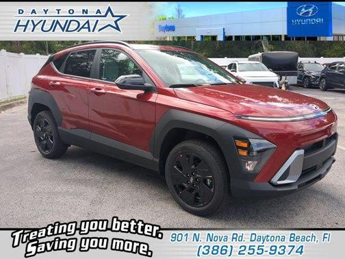 Red Metallic 2026 Hyundai KONA SEL Sport