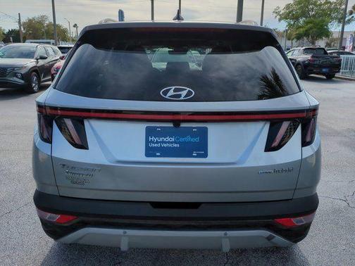 Shimmering Silver 2024 Hyundai TUCSON Hybrid Limited