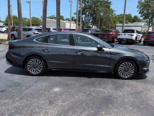 Portofino Gray 2025 Hyundai SONATA Hybrid Limited