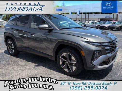 Amazon Gray 2025 Hyundai TUCSON Hybrid SEL Convenience
