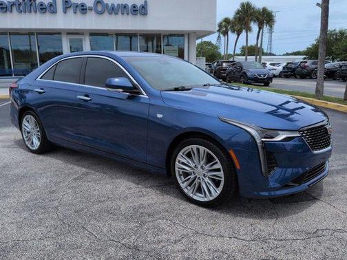 Wave Metallic 2020 Cadillac CT4 Premium Luxury