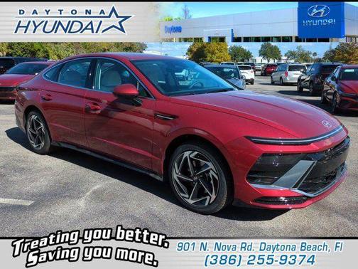 Red 2026 Hyundai SONATA SEL Sport