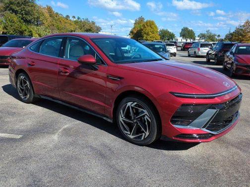 Red 2026 Hyundai SONATA SEL Sport