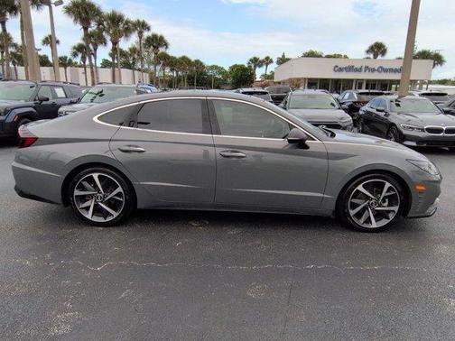 Hampton Gray 2021 Hyundai SONATA SEL Plus