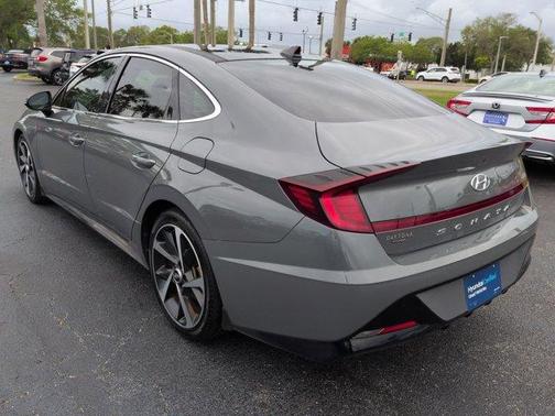 Hampton Gray 2021 Hyundai SONATA SEL Plus