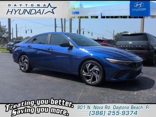 Intense Blue 2025 Hyundai ELANTRA SEL Sport