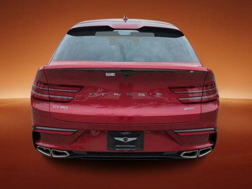 Red 2026 Genesis GV80 Coupe 3.5T e-SC
