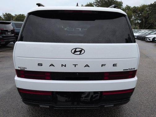 White 2026 Hyundai SANTA FE HEV Calligraphy