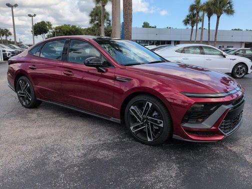 Red 2026 Hyundai SONATA N Line