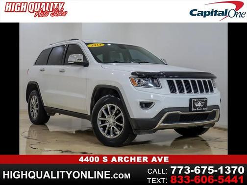 Bright White Clearcoat 2014 Jeep Grand Cherokee Limited