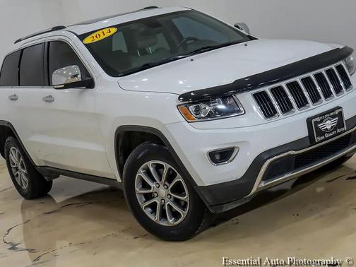 Bright White Clearcoat 2014 Jeep Grand Cherokee Limited