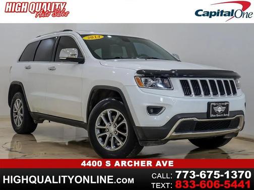 Bright White Clearcoat 2014 Jeep Grand Cherokee Limited
