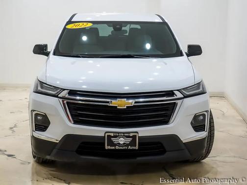 Summit White 2022 Chevrolet Traverse LS