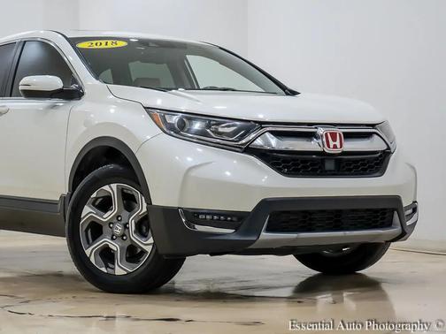 White Diamond Pearl 2018 Honda CR-V EX-L