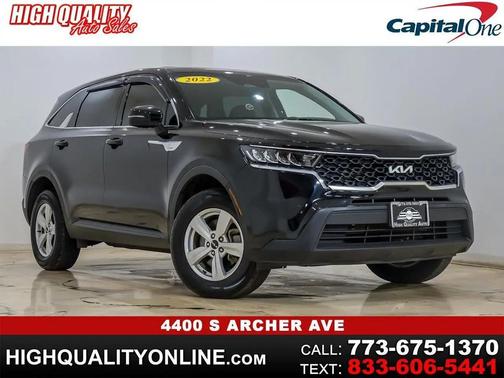 Ebony Black 2022 Kia Sorento LX