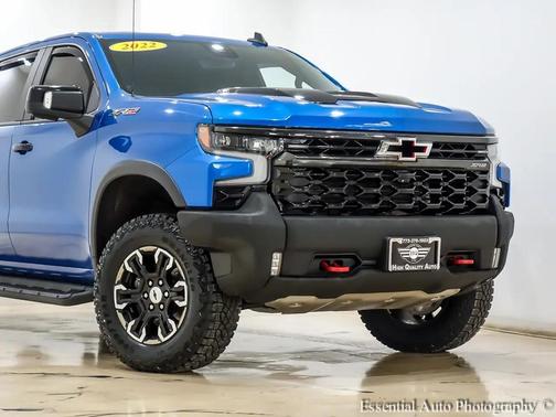 Glacier Blue Metallic 2022 Chevrolet Silverado 1500 ZR2