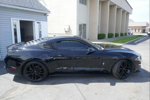 Shadow Black 2018 Ford Mustang EcoBoost Premium