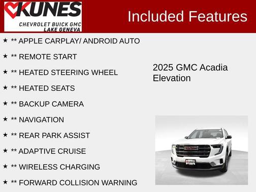 2025 GMC Acadia FWD Elevation