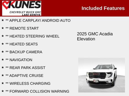 2025 GMC Acadia FWD Elevation