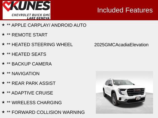 2025 GMC Acadia FWD Elevation