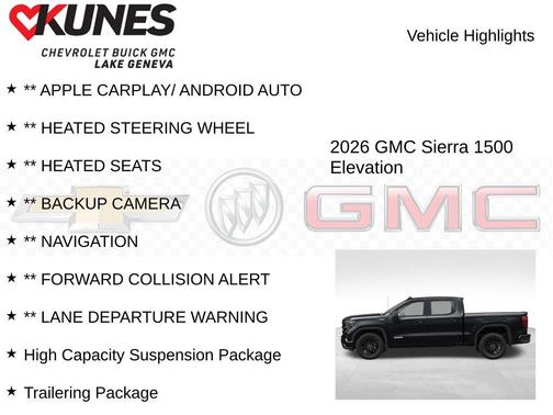 2026 GMC Sierra 1500 Elevation