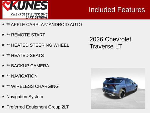 2026 Chevrolet Traverse LT