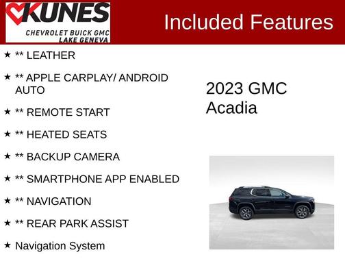 2023 GMC Acadia AWD SLT