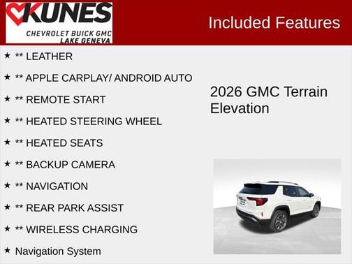 2026 GMC Terrain AWD Elevation