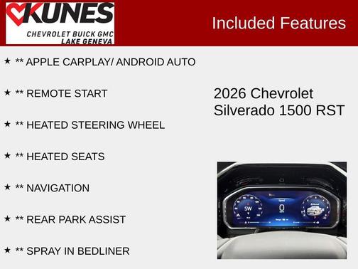 Radiant Red Tintcoat 2026 Chevrolet Silverado 1500 RST
