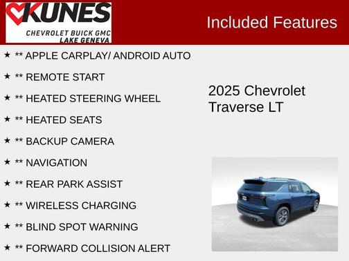 2025 Chevrolet Traverse LT