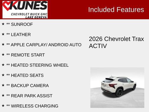 White Sands 2026 Chevrolet Trax FWD ACTIV