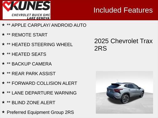 2025 Chevrolet Trax FWD 2RS