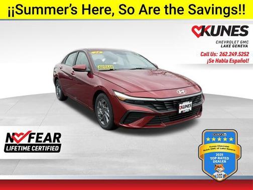 Ultimate Red 2024 Hyundai ELANTRA SEL