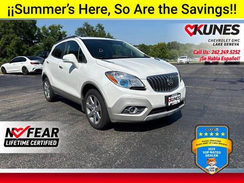 White Pearl Metallic 2016 Buick Encore Premium
